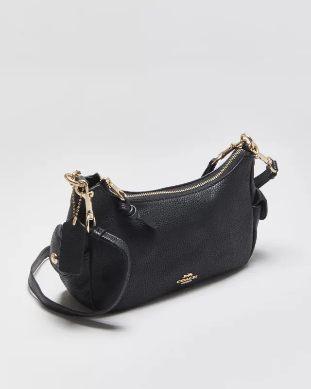 Black Coach Pennie Pebble Leather Crossbody / Shoulder Bag sold by Rokit