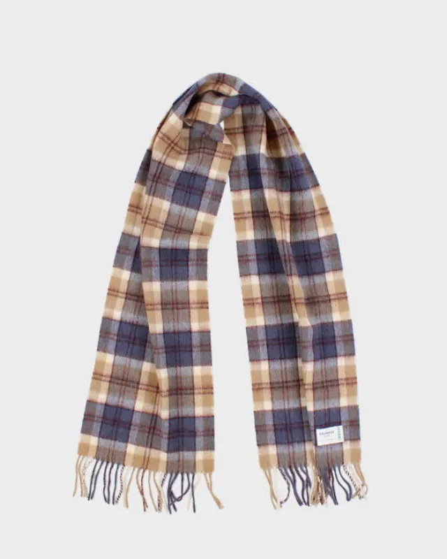 Vintage Edinburgh Wool Check Scarf sold by Rokit