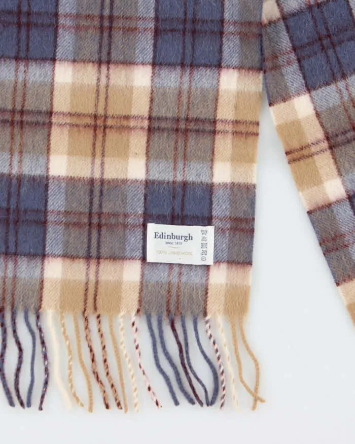 Vintage Edinburgh Wool Check Scarf sold by Rokit product image thumbnail 3