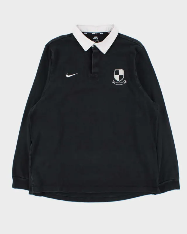 Vintage Nike SB Crest Long Sleeve Rugby Shirt - XL sold by Rokit
