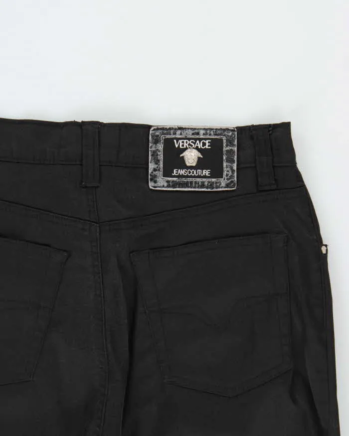 Vintage Versace Jeans Couture Satin Trousers - W28 L31 sold by Rokit product image thumbnail 3