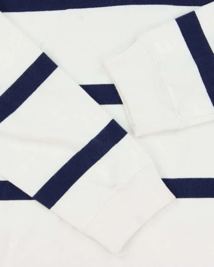 Vintage Polo Ralph Lauren Striped Custom Slim Fit Rugby Shirt - XL sold by Rokit product image thumbnail 5