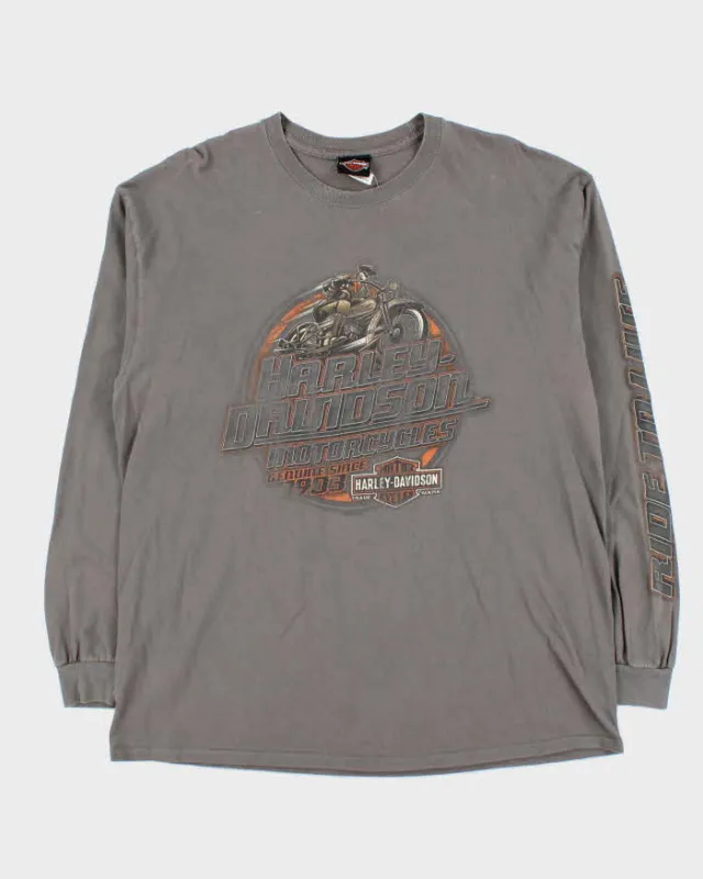 Vintage Harley Davidson Thunder Bay Graphic Long Sleeve T-Shirt - XL sold by Rokit