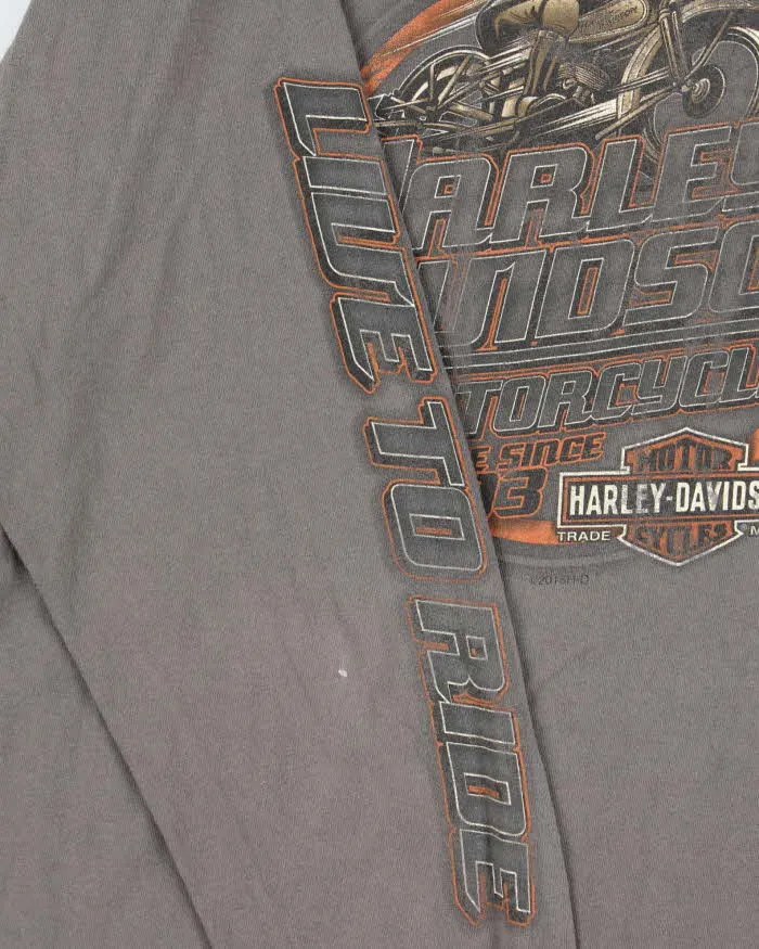 Vintage Harley Davidson Thunder Bay Graphic Long Sleeve T-Shirt - XL sold by Rokit product image thumbnail 5