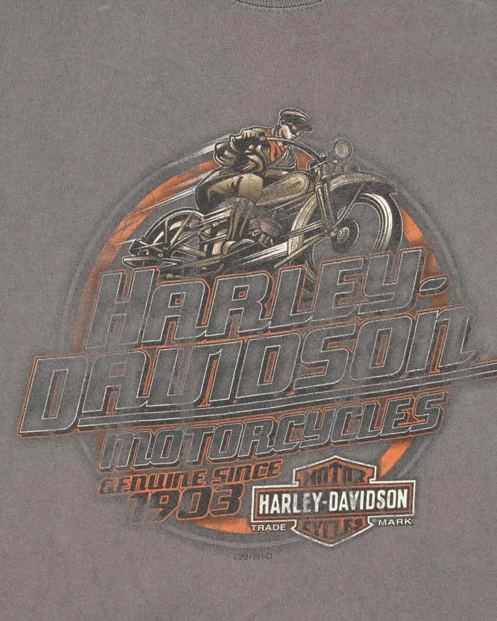 Vintage Harley Davidson Thunder Bay Graphic Long Sleeve T-Shirt - XL sold by Rokit product image thumbnail 4