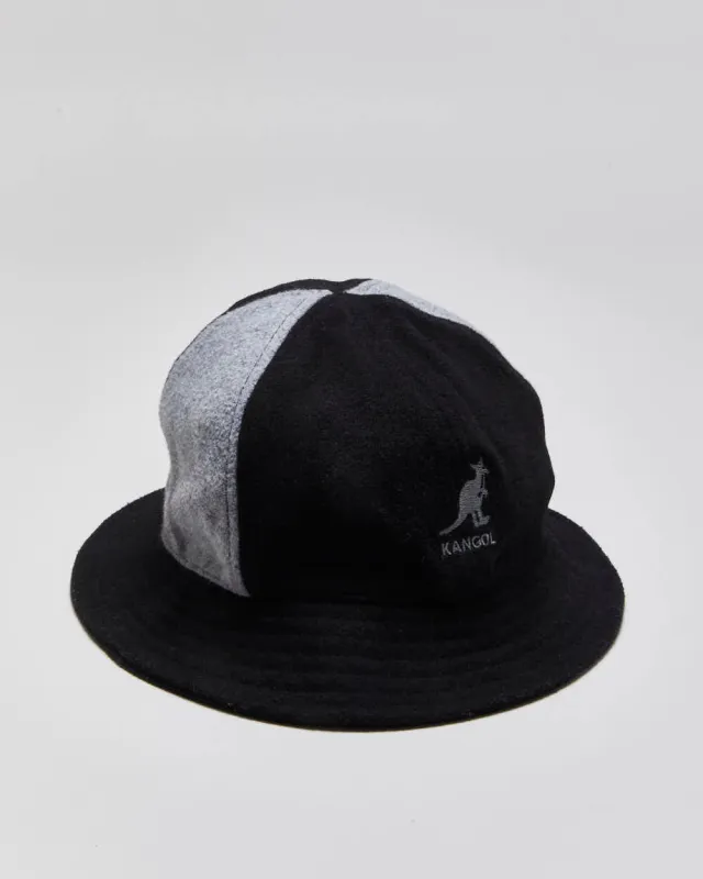 Vintage Kangol Two-Tone Wool Blend Panel Bucket Hat - L sold by Rokit