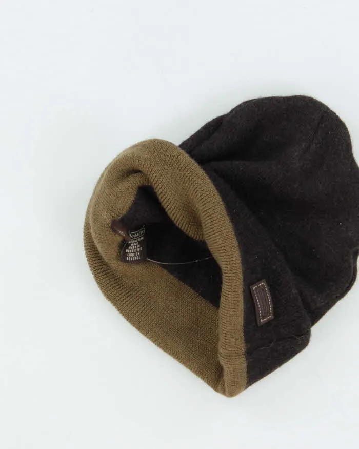 Vintage 00s Coach Merino Wool Beanie - O/S sold by Rokit product image thumbnail 5