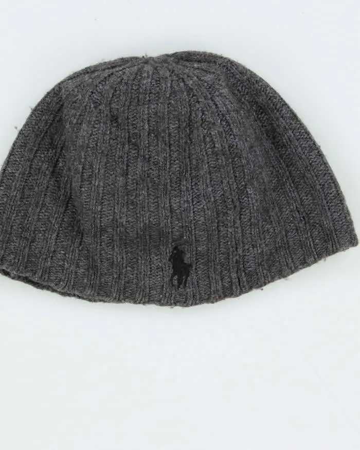 Vintage Polo Ralph Lauren Ribbed Wool Blend Skull Cap Beanie - O/S sold by Rokit product image thumbnail 3
