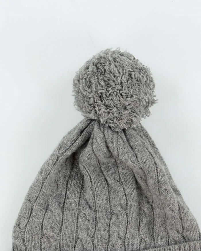 Vintage Polo Ralph Lauren Wool Cashmere Blend Cable Knit Bobble Beanie - One Size sold by Rokit product image thumbnail 4