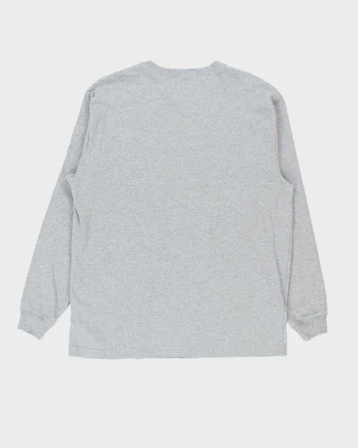 Vintage Carhartt Grey Long Sleeve T-shirt - L sold by Rokit product image thumbnail 2