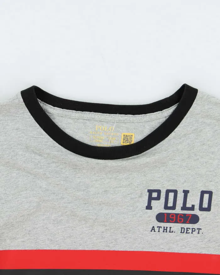 Vintage Women's Polo Ralph Lauren Athl Dept Crewneck Long Sleeve T-Shirt - XL sold by Rokit product image thumbnail 3