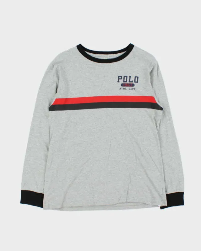 Vintage Women's Polo Ralph Lauren Athl Dept Crewneck Long Sleeve T-Shirt - XL sold by Rokit