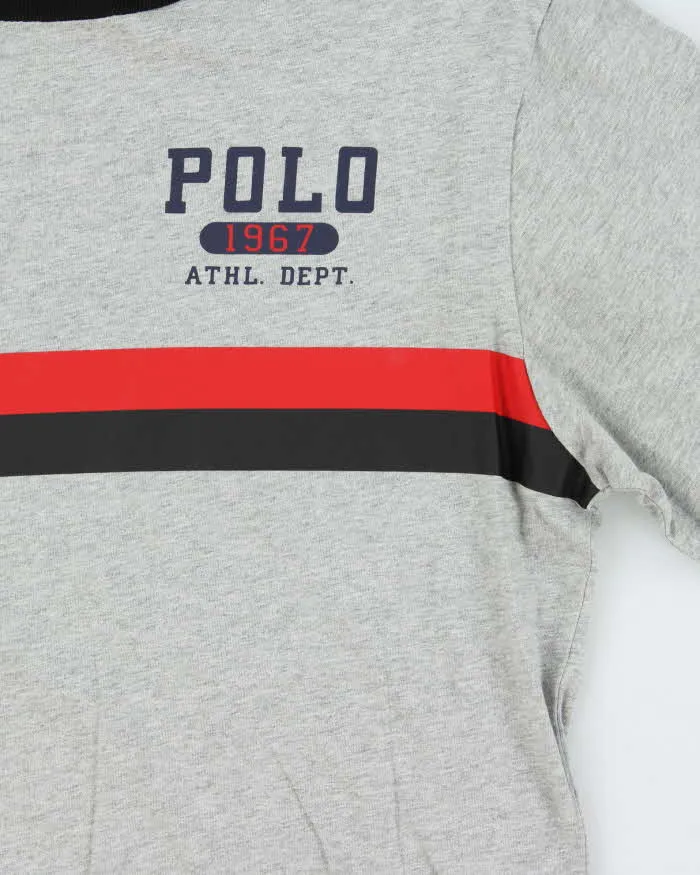 Vintage Women's Polo Ralph Lauren Athl Dept Crewneck Long Sleeve T-Shirt - XL sold by Rokit product image thumbnail 4