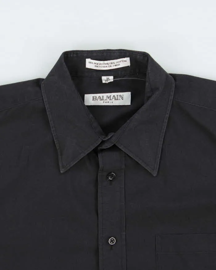 Vintage Balmain Long Sleeve Shirt - M sold by Rokit product image thumbnail 4
