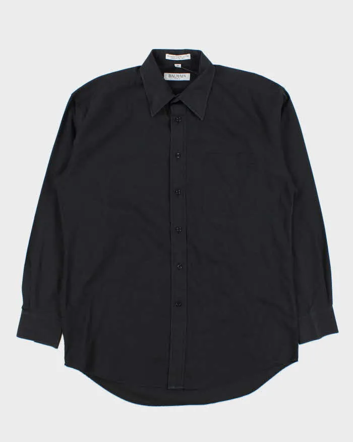 Vintage Balmain Long Sleeve Shirt - M sold by Rokit
