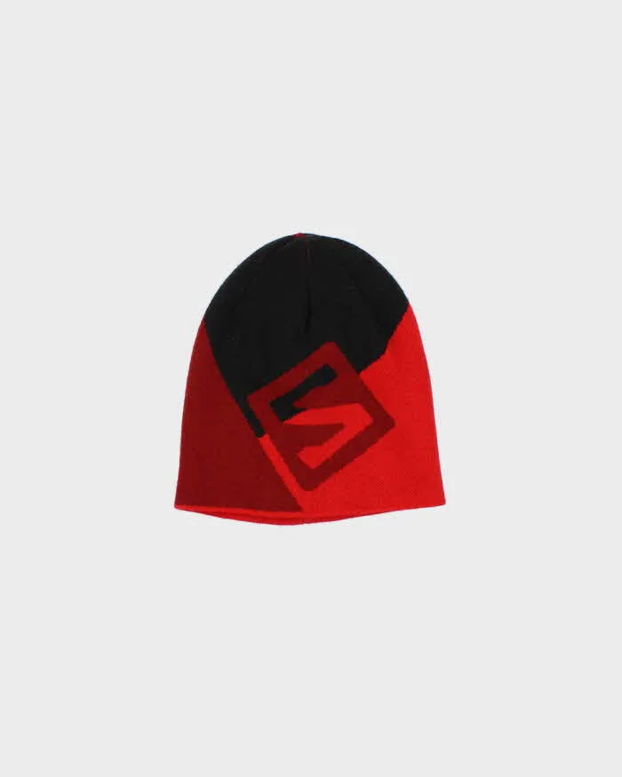 Vintage Salomon Reversible Logo Skull Cap Beanie - One Size sold by Rokit
