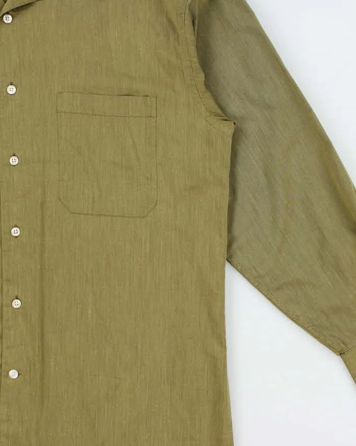 Vintage 1990s Christian Dior Satin Long Sleeve Shirt - L sold by Rokit product image thumbnail 3