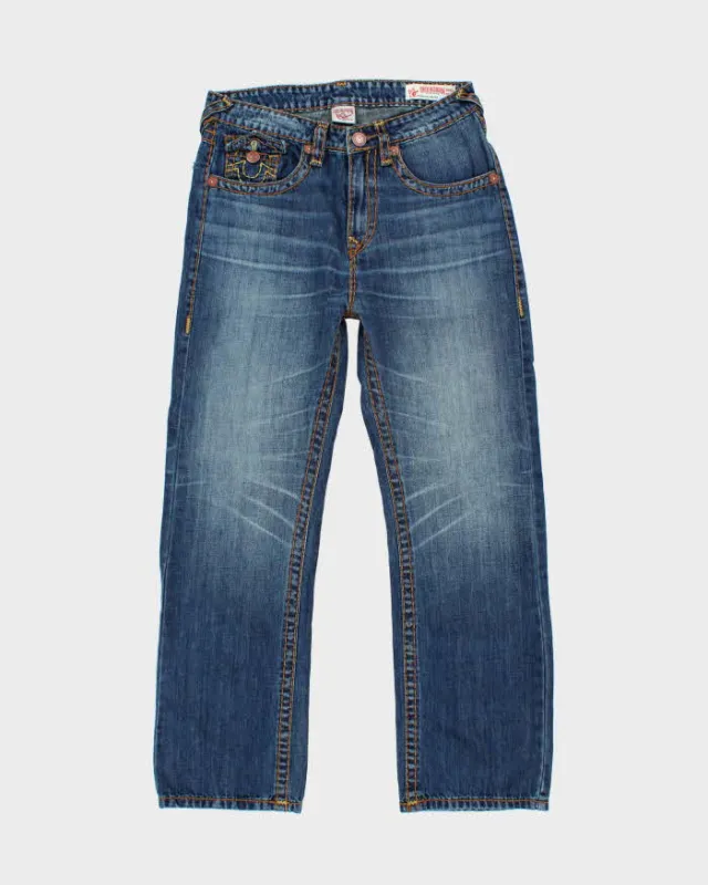 Vintage Y2K True Religion Flap Pocket Ascot Straight Leg Jeans - W31 L29 sold by Rokit