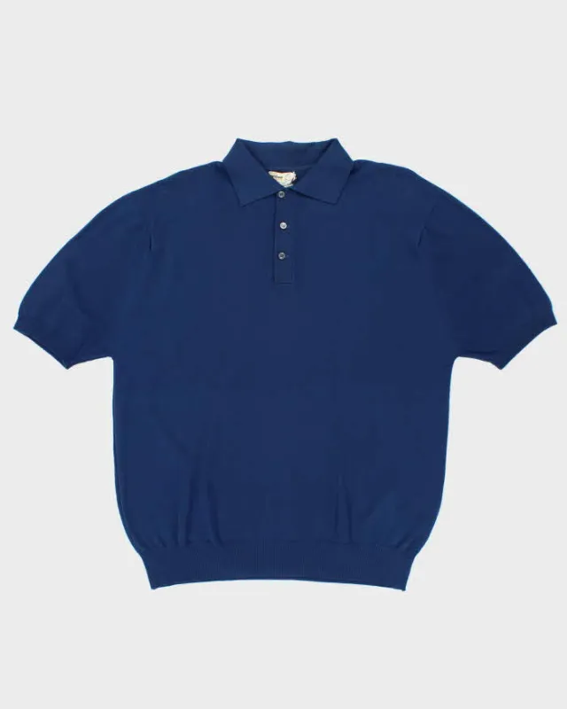 Vintage 1970s Puritan Merino Wool Short Sleeve Polo Shirt - XL sold by Rokit