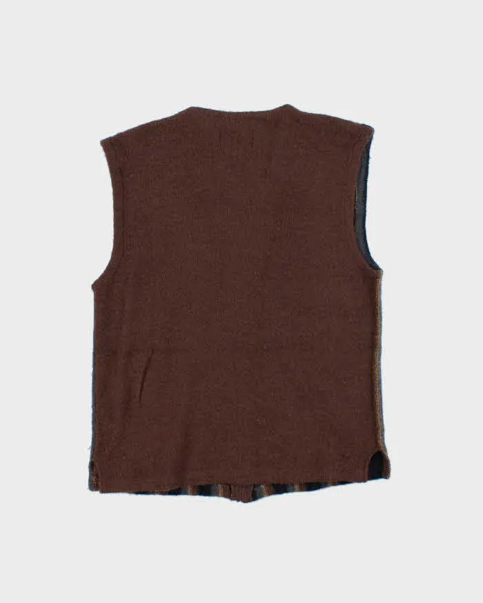 Vintage 90s Index Wool Blend Zip-up Knit Vest - M sold by Rokit product image thumbnail 2