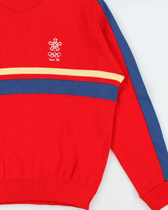 Vintage 1988 Winter Olympics Team Canada Crewneck Knit Jumper - S sold by Rokit product image thumbnail 3
