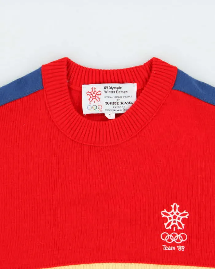 Vintage 1988 Winter Olympics Team Canada Crewneck Knit Jumper - S sold by Rokit product image thumbnail 5