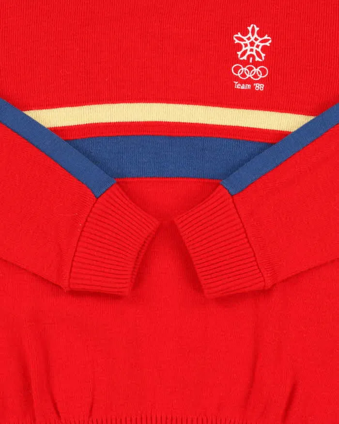 Vintage 1988 Winter Olympics Team Canada Crewneck Knit Jumper - S sold by Rokit product image thumbnail 4