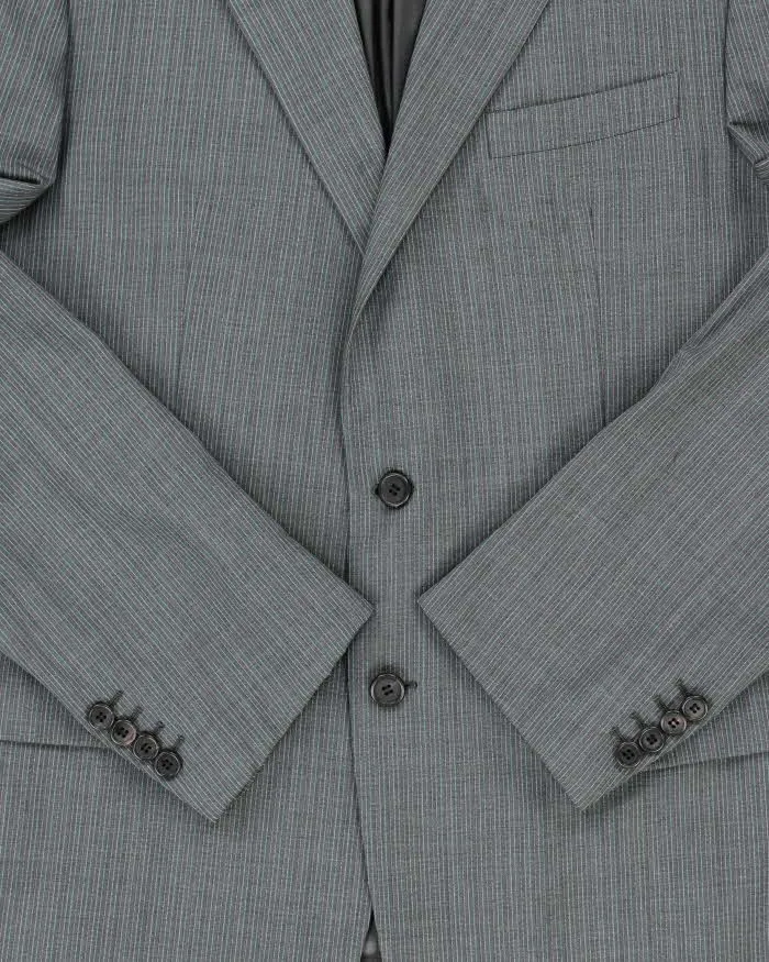 Vintage 00s Prada Pinstriped Wool Two-Piece Straight Leg Suit - XXL sold by Rokit product image thumbnail 5