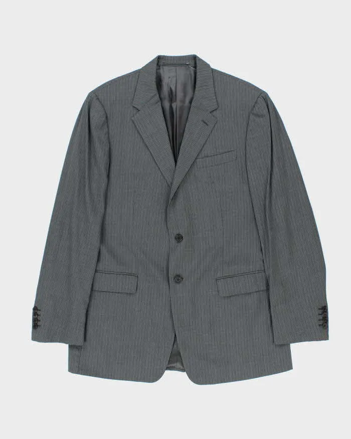 Vintage 00s Prada Pinstriped Wool Two-Piece Straight Leg Suit - XXL sold by Rokit product image thumbnail 3