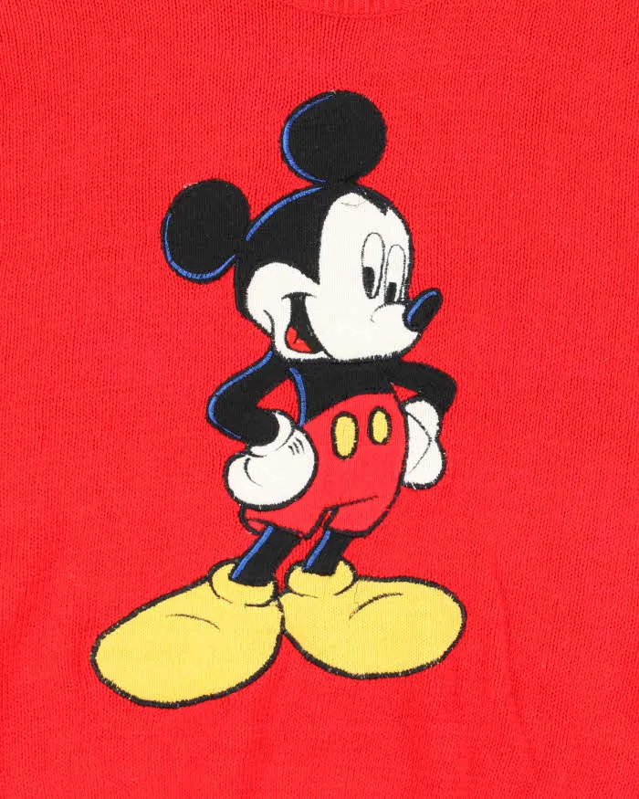 Vintage 1990s Micky Unlimited Embroidered Crewneck Knit Jumper - L sold by Rokit product image thumbnail 3