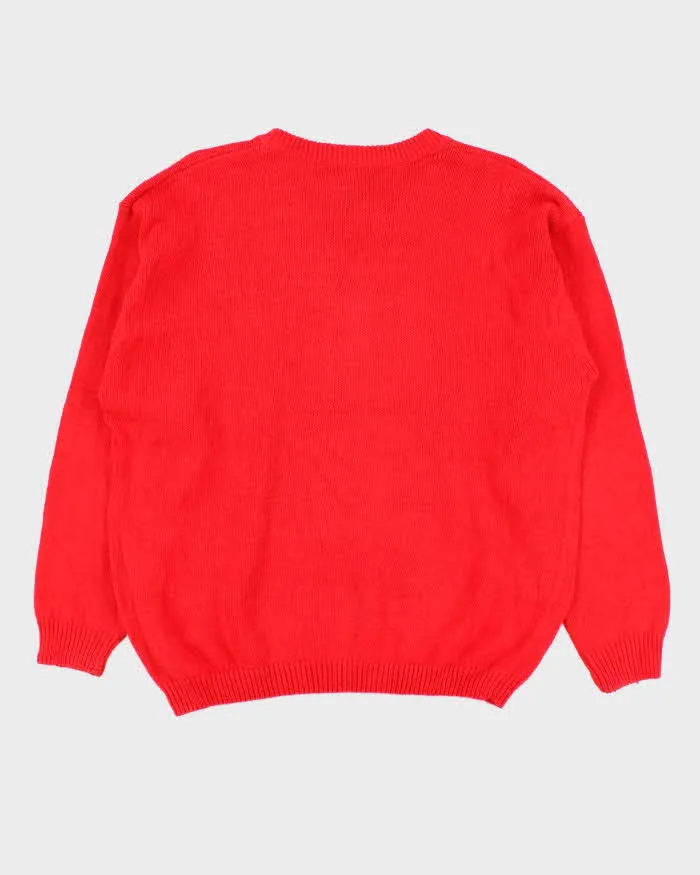 Vintage 1990s Micky Unlimited Embroidered Crewneck Knit Jumper - L sold by Rokit product image thumbnail 2