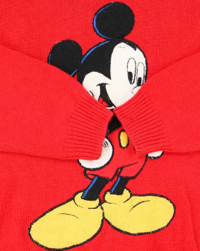 Vintage 1990s Micky Unlimited Embroidered Crewneck Knit Jumper - L sold by Rokit product image thumbnail 4