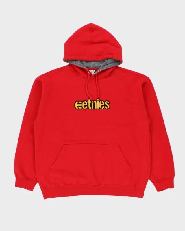 Vintage Y2K 00s Etnies Heavyweight Skater Hoodie - L sold by Rokit