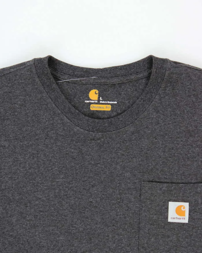 Vintage Carhartt Heavyweight Original Fit Pocket T-Shirt - L sold by Rokit product image thumbnail 4