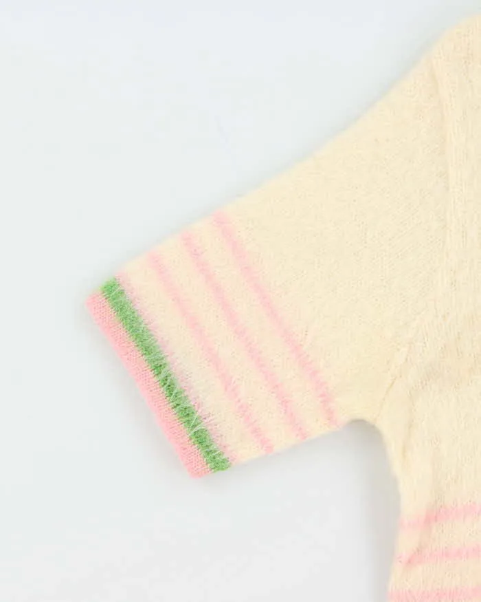 Vintage 60s Jantzen Mohair & Wool Blend Lace-up Jumper - L sold by Rokit product image thumbnail 4