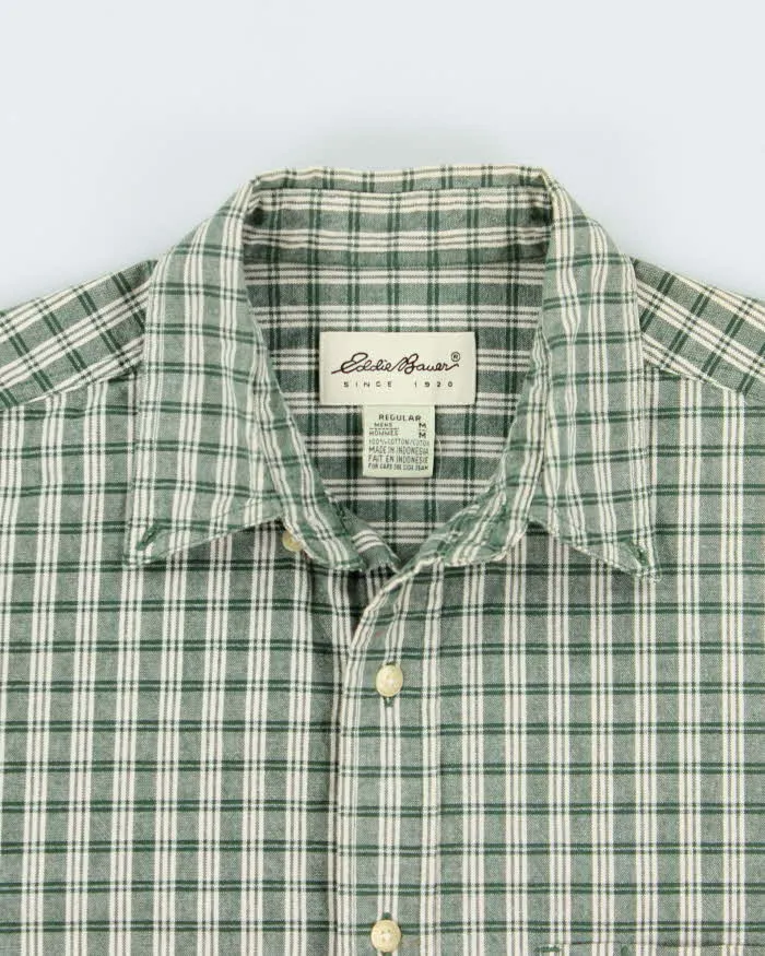 Vintage 1990s Eddie Bauer Plaid Heavyweight Oversized Long Sleeve Flannel Shirt - M sold by Rokit product image thumbnail 5