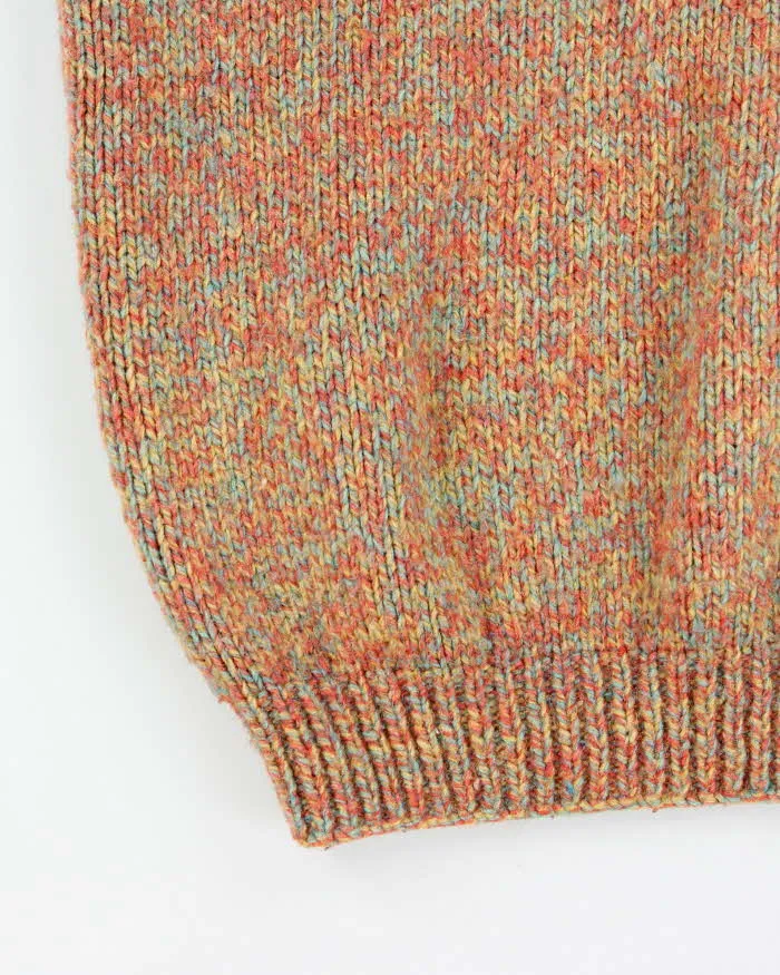 Vintage 1990s Chunky V-Neck Boxy Knit Sweater Vest - L sold by Rokit product image thumbnail 3