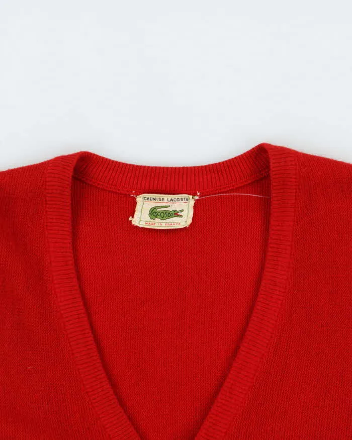 Vintage 1970s Lacoste Wool Knit Cardigan - M sold by Rokit product image thumbnail 3