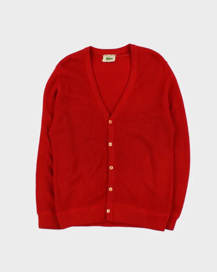 Vintage 1970s Lacoste Wool Knit Cardigan - M sold by Rokit