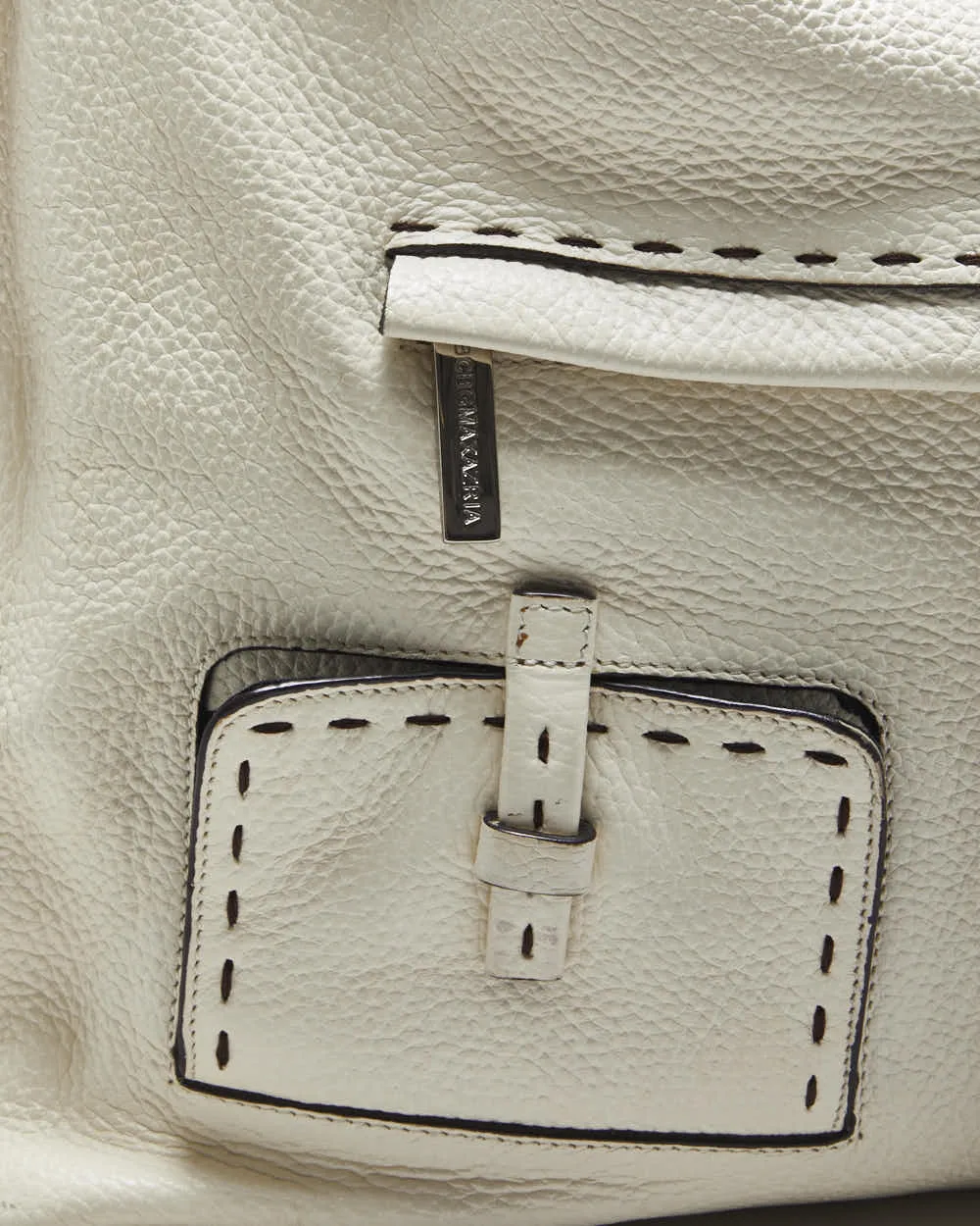 Vintage BCBG Pebbled Leather Handbag sold by Rokit product image thumbnail 3