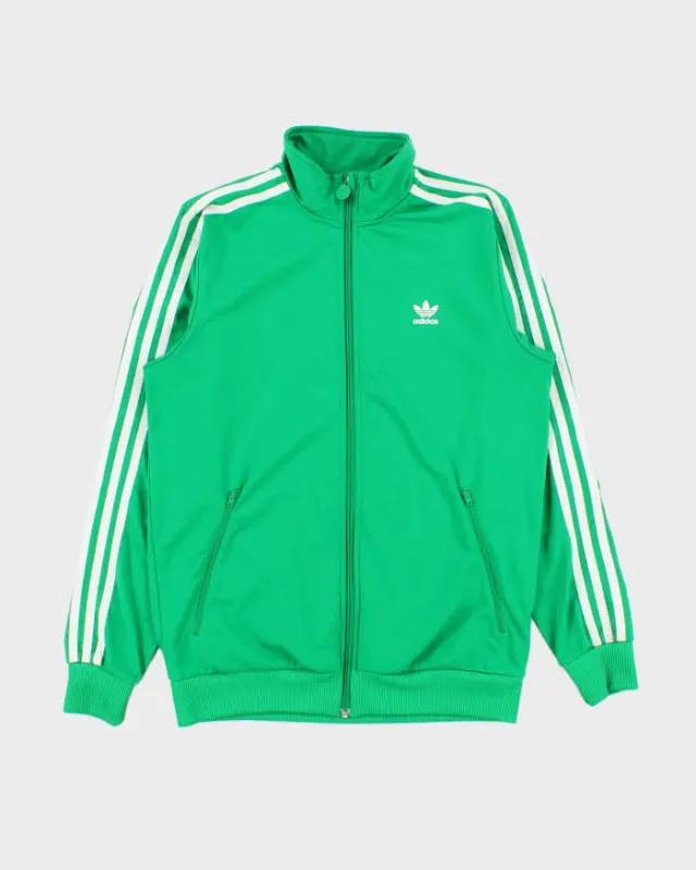 Vintage Y2K Green Adidas Originals Firebird Track Jacket - S sold by Rokit