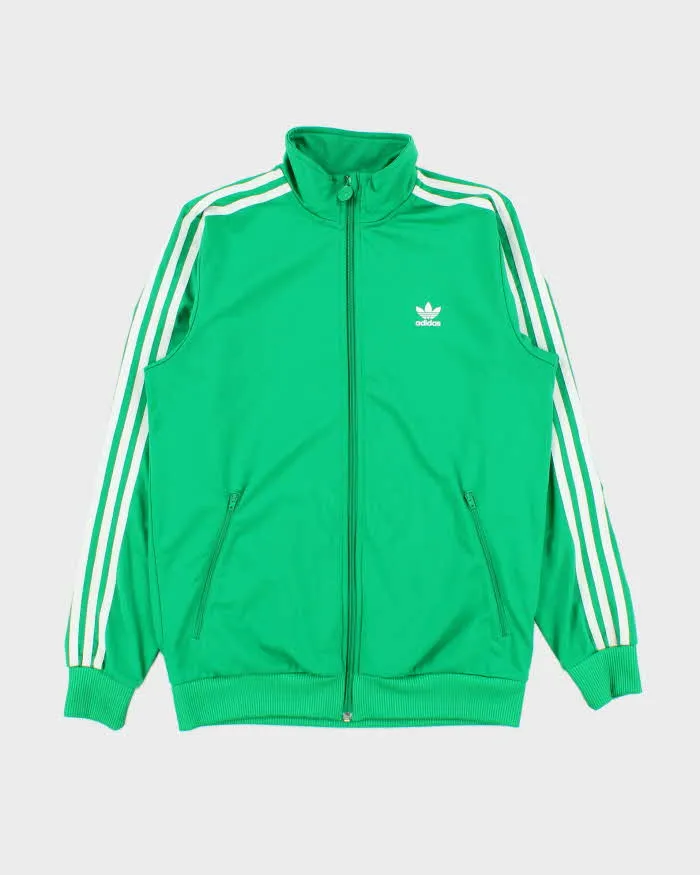 Vintage Y2K Green Adidas Originals Firebird Track Jacket - S sold by Rokit