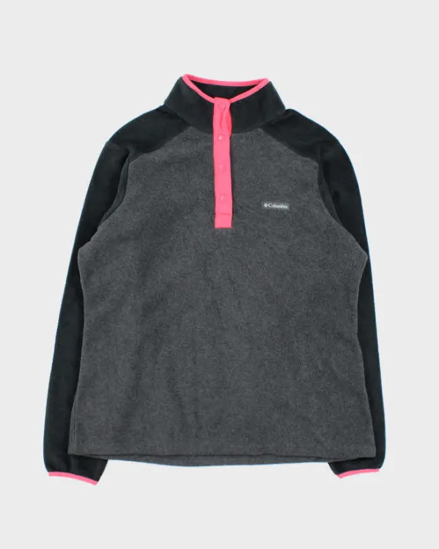 Vintage 00s Columbia Snap T Button Fleece Pullover - L sold by Rokit