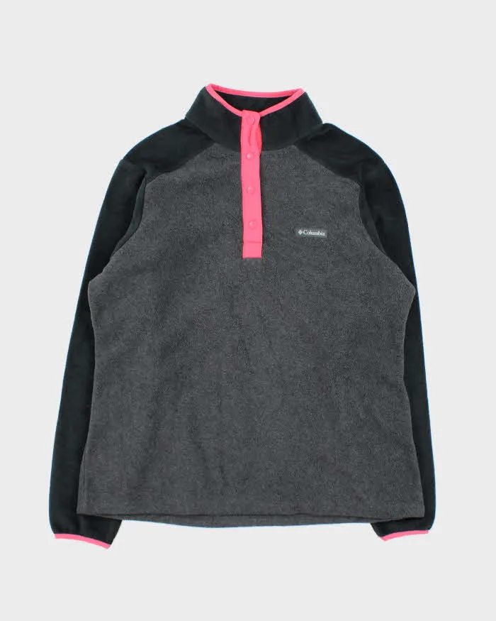 Vintage 00s Columbia Snap T Button Fleece Pullover - L sold by Rokit