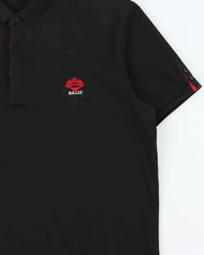 Vintage Bally Button Detail Short Sleeve Polo Shirt - L sold by Rokit product image thumbnail 4