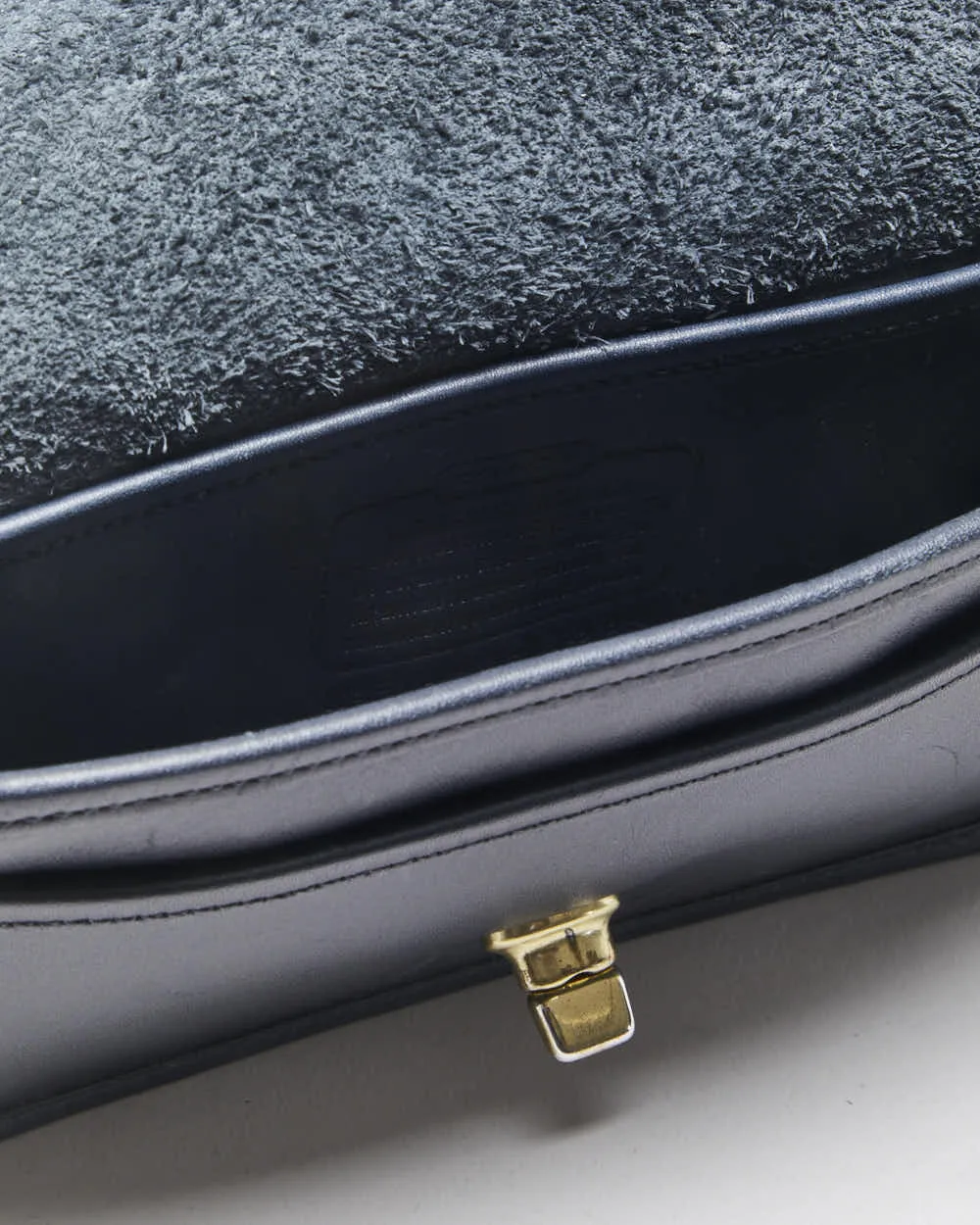 Vintage Coach Penny Pocket Navy Leather Flap Crossbody Shoulder Bag sold by Rokit product image thumbnail 5