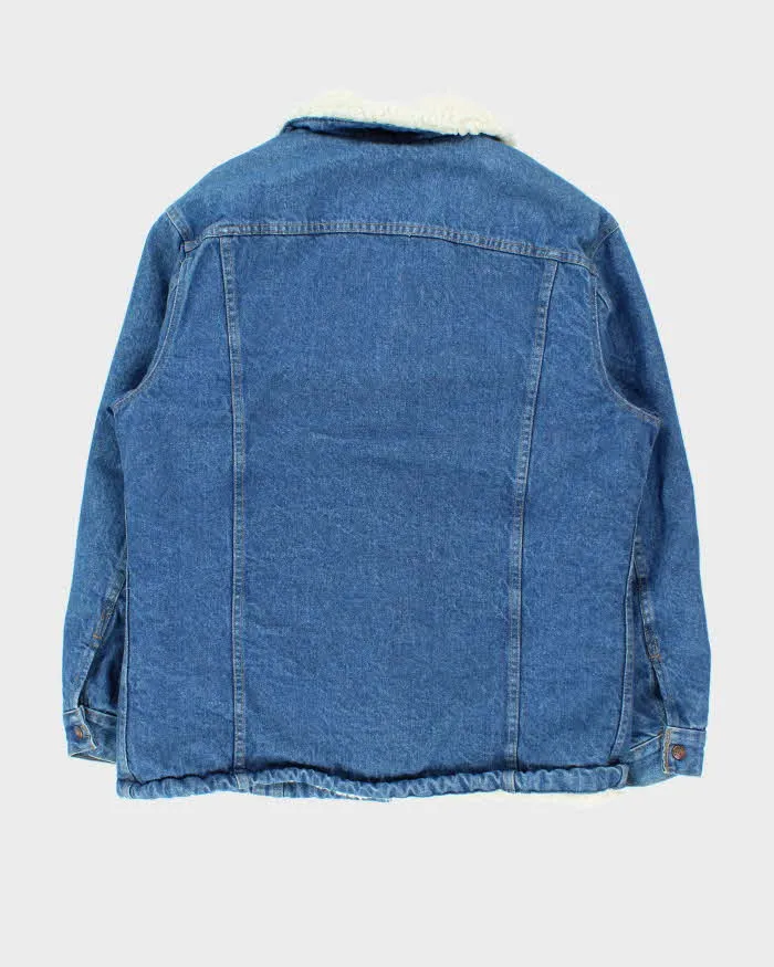 Vintage 1970s Levi's Type III Sherpa Lined Orange Tab Denim Jacket - XL sold by Rokit product image thumbnail 2