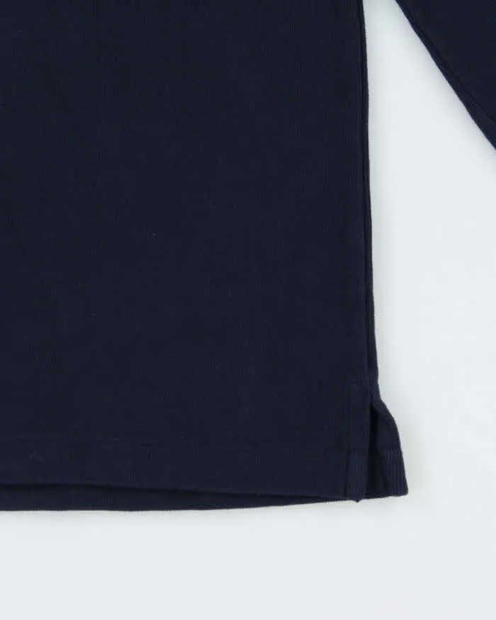 Vintage Polo Ralph Lauren Navy Quarter-Zip Sweatshirt - S sold by Rokit product image thumbnail 5