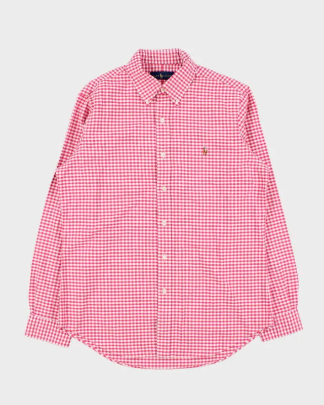 Vintage Polo Ralph Lauren Gingham Oversized Long Sleeve Shirt - M sold by Rokit