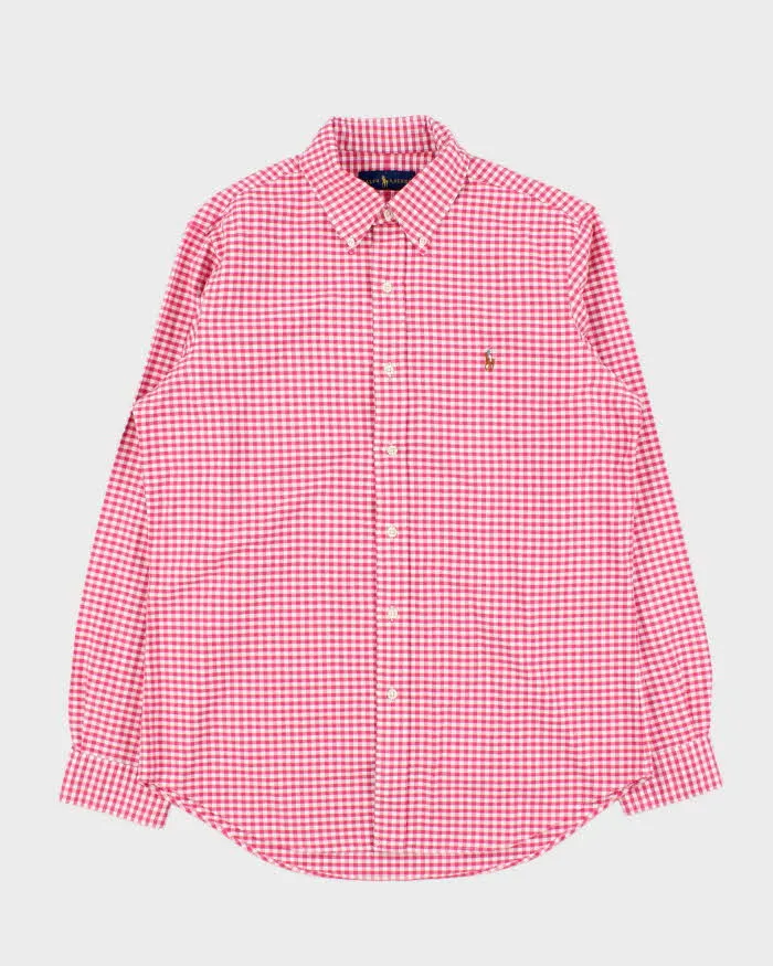 Vintage Polo Ralph Lauren Gingham Oversized Long Sleeve Shirt - M sold by Rokit